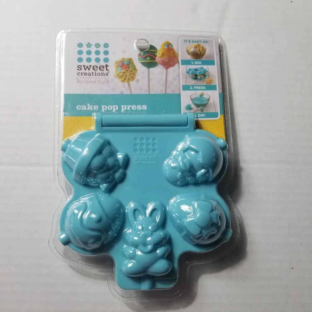 NWT SWEET CREATIONS BY GOOD COOK EASTER CAKE POP PRESS